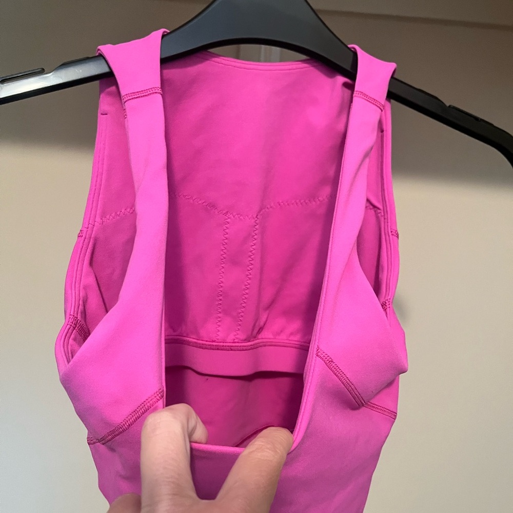 Lululemon Bright Pink High Rise Align Tank - Picture 3 of 4